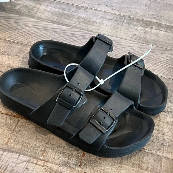 Target Shoes Target Kids Black Slides Poshmark
